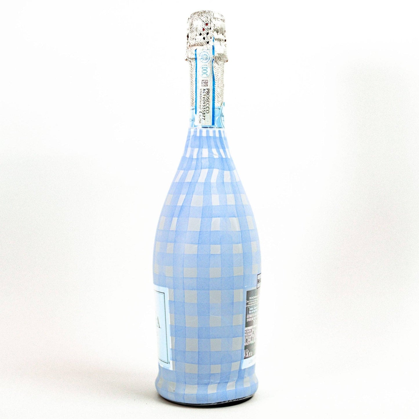 Beau Bottles Wrap |  Powder Blue Picnic Gingham