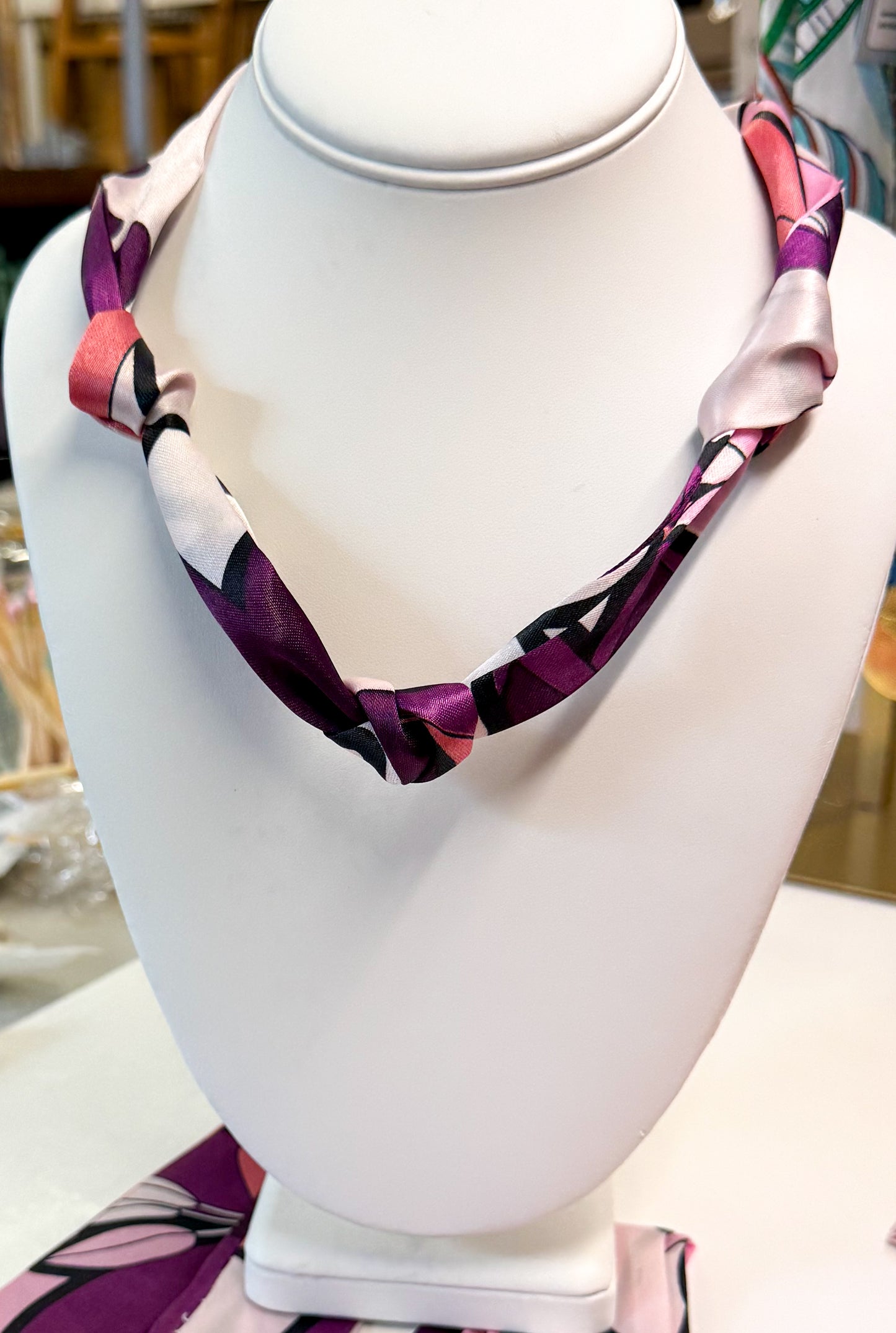 Scarf Necklace/Bracelet - No Charm