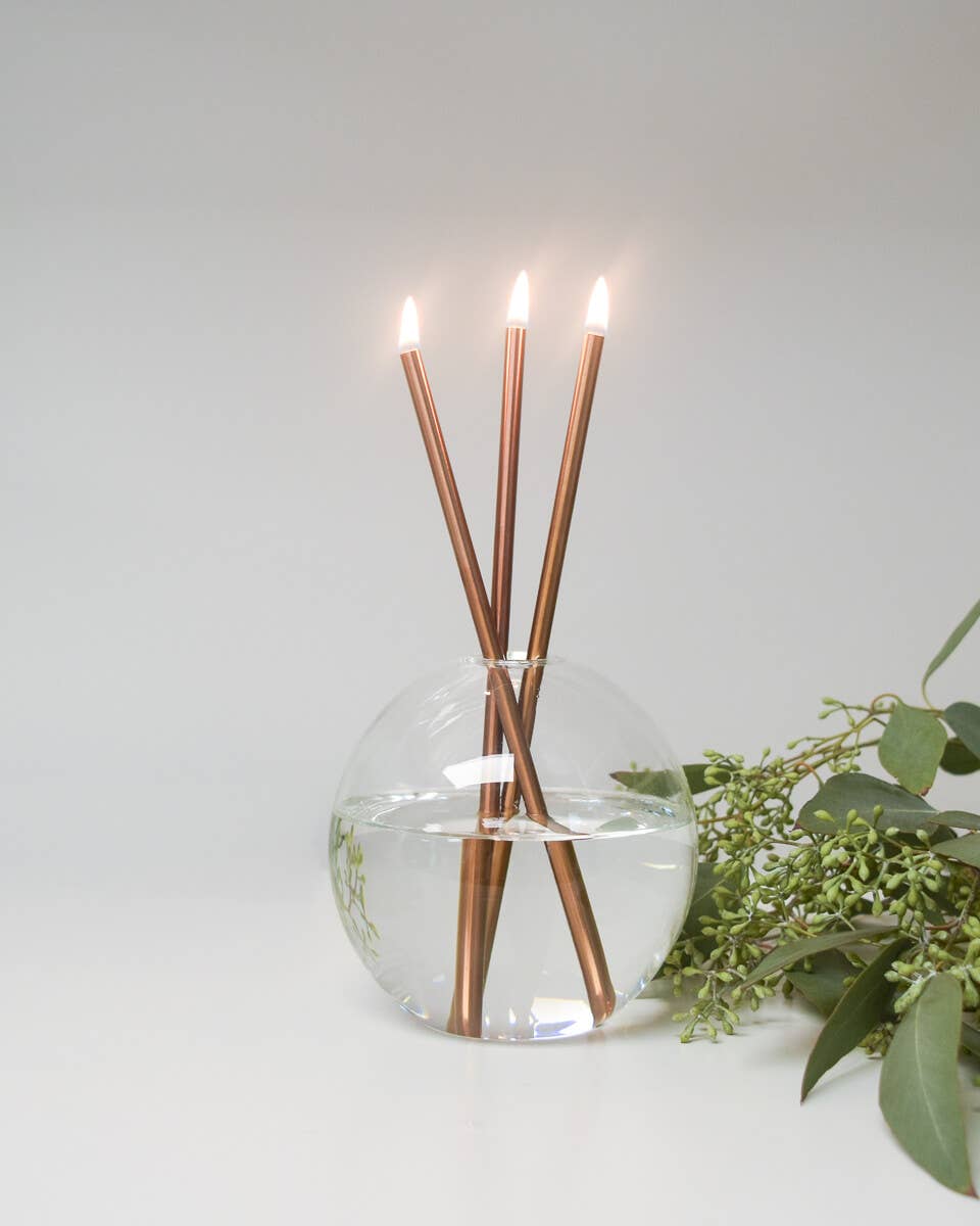 Champagne Everlasting Candle