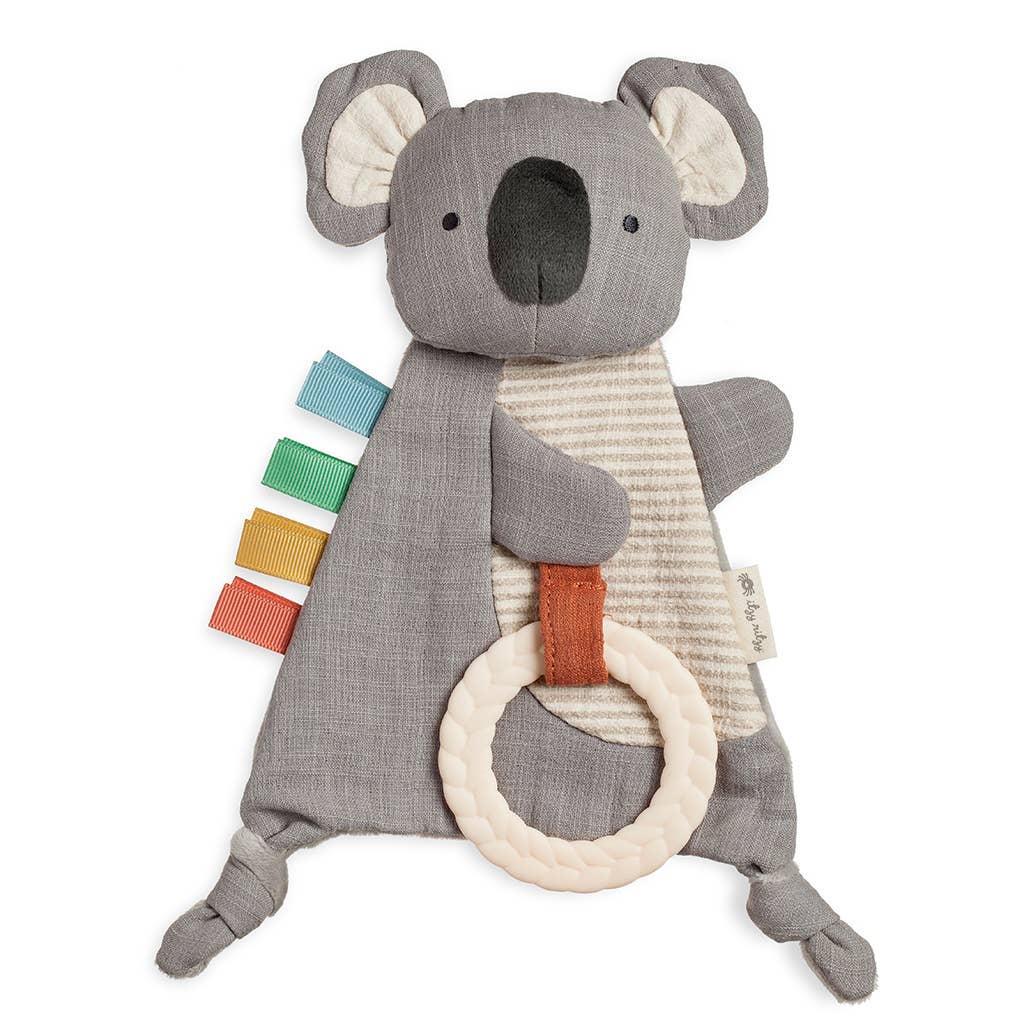 Bunny Bitzy Crinkle™ Sensory Toy w/ Teether