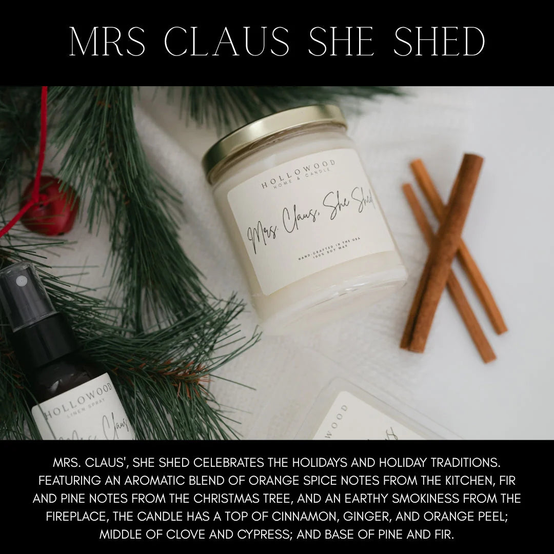 Mrs. Claus' She Shed Candle | 8oz