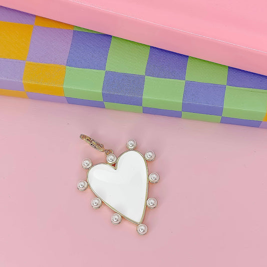 Pearl Crush Gold Charm