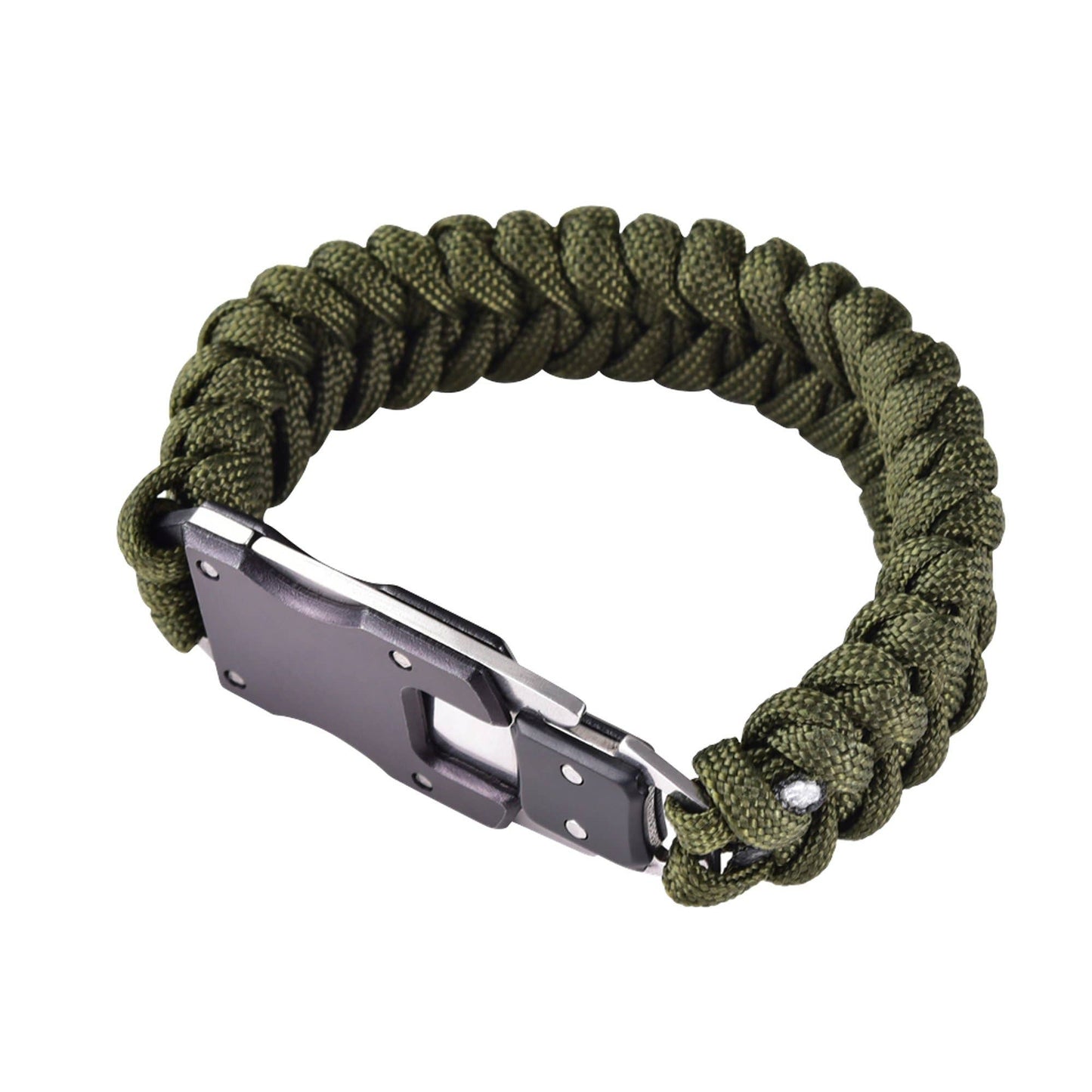 Paracord Survival Bracelet | Black