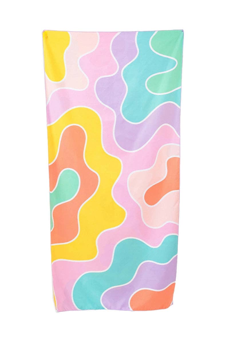 Groovy Flower Reversible Beach Towel