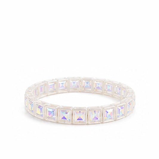 White Rhinestone Bracelet