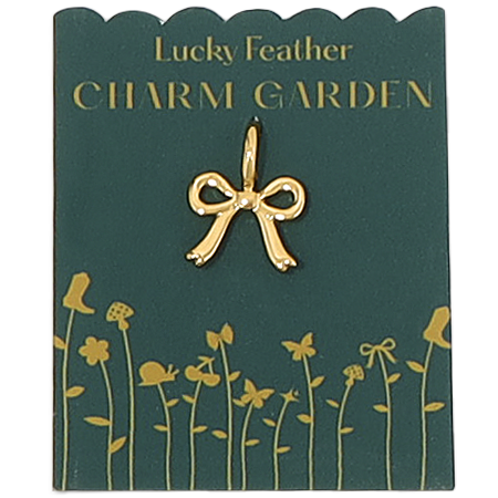 Charm Garden Bow Charm | Gold