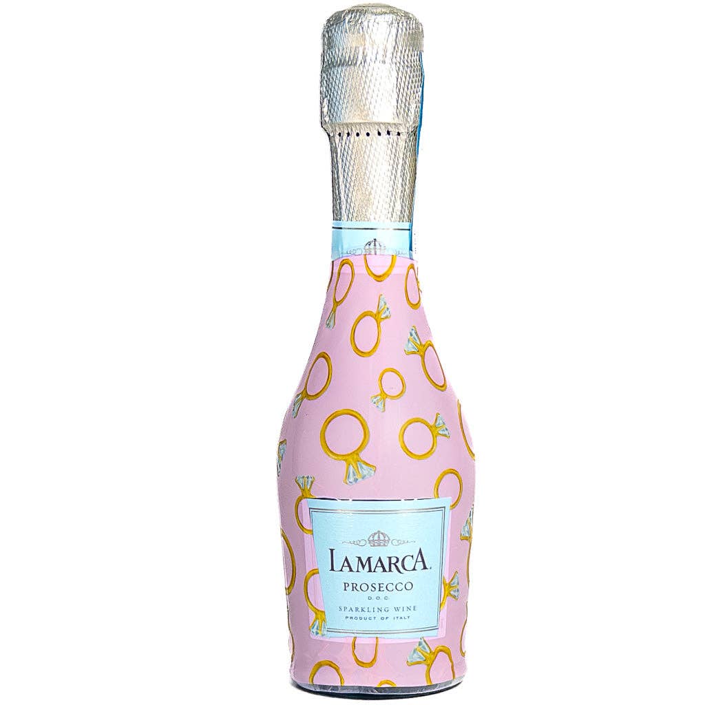 Beau Bottles Wrap MINI | Pink Engagement Ring - Set of Six