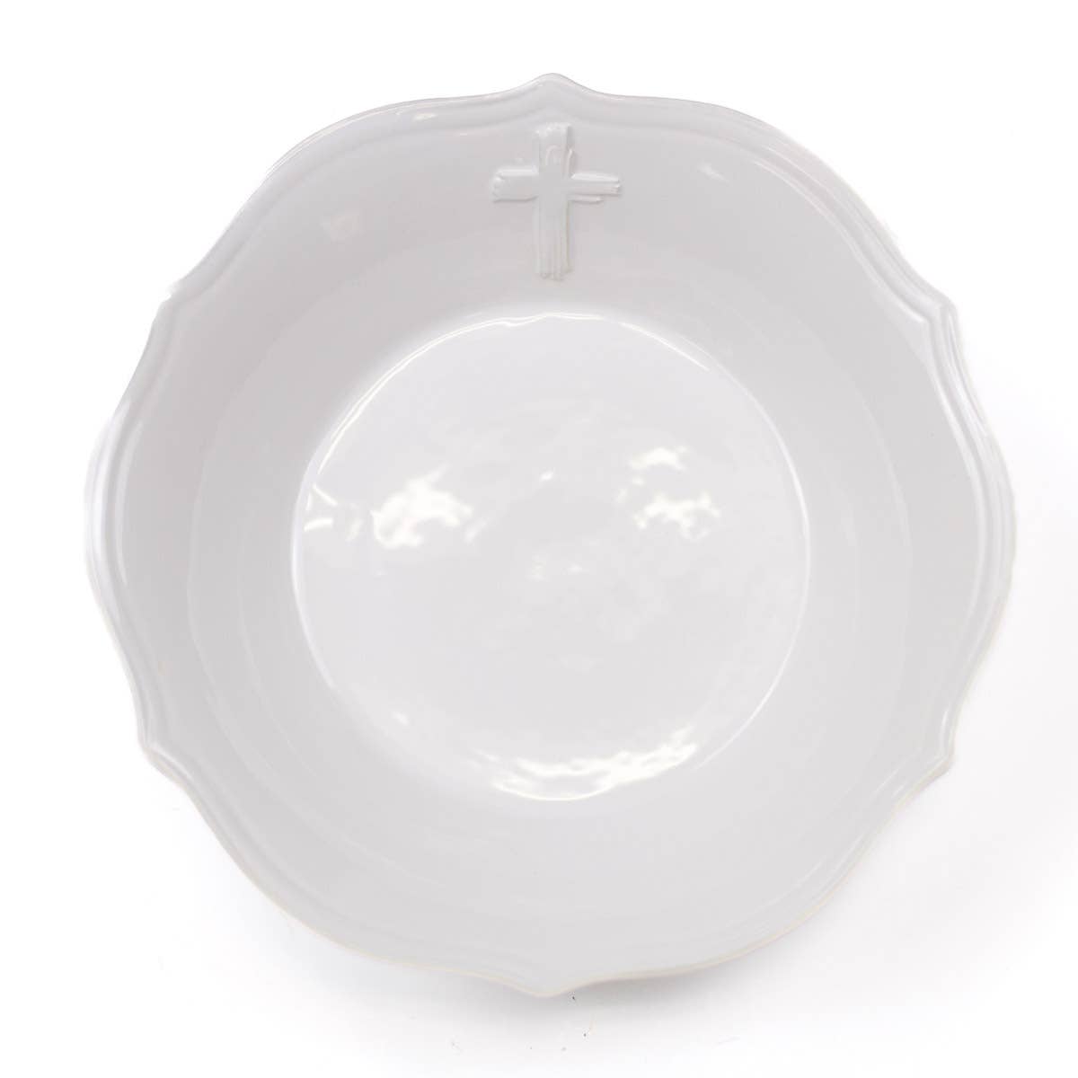 Cross Embossed Serving Bowl | 11"