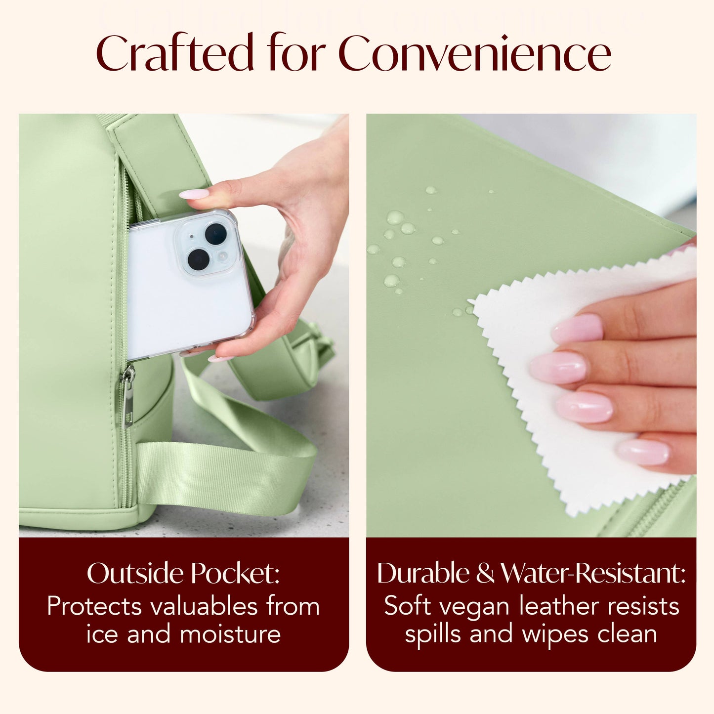 Insulated Cooler Backpack | Green
