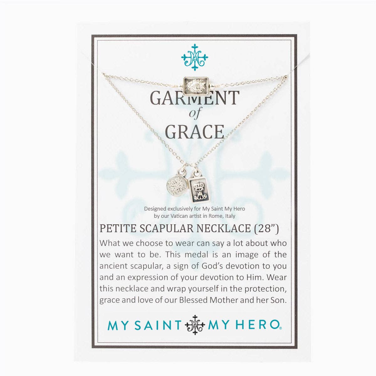 Garment of Grace Petite Scapular Necklace