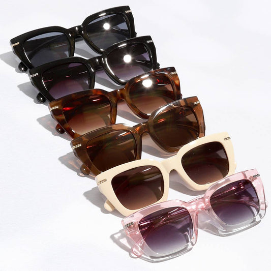 Women's Chic Frame Chain Sunglasses
