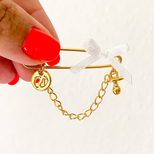 Baby Lapel Pin | 2 charms