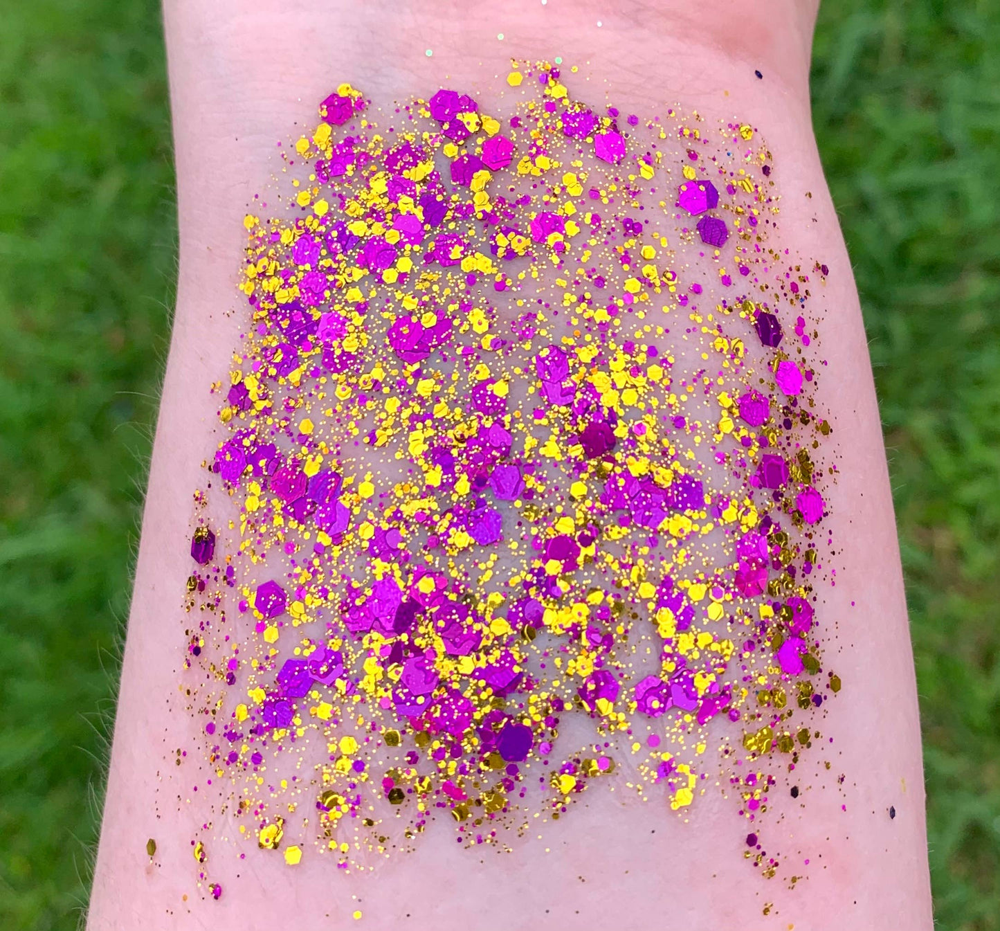 Purple & Gold Organic Hair/Body/Face Glitter | 10g