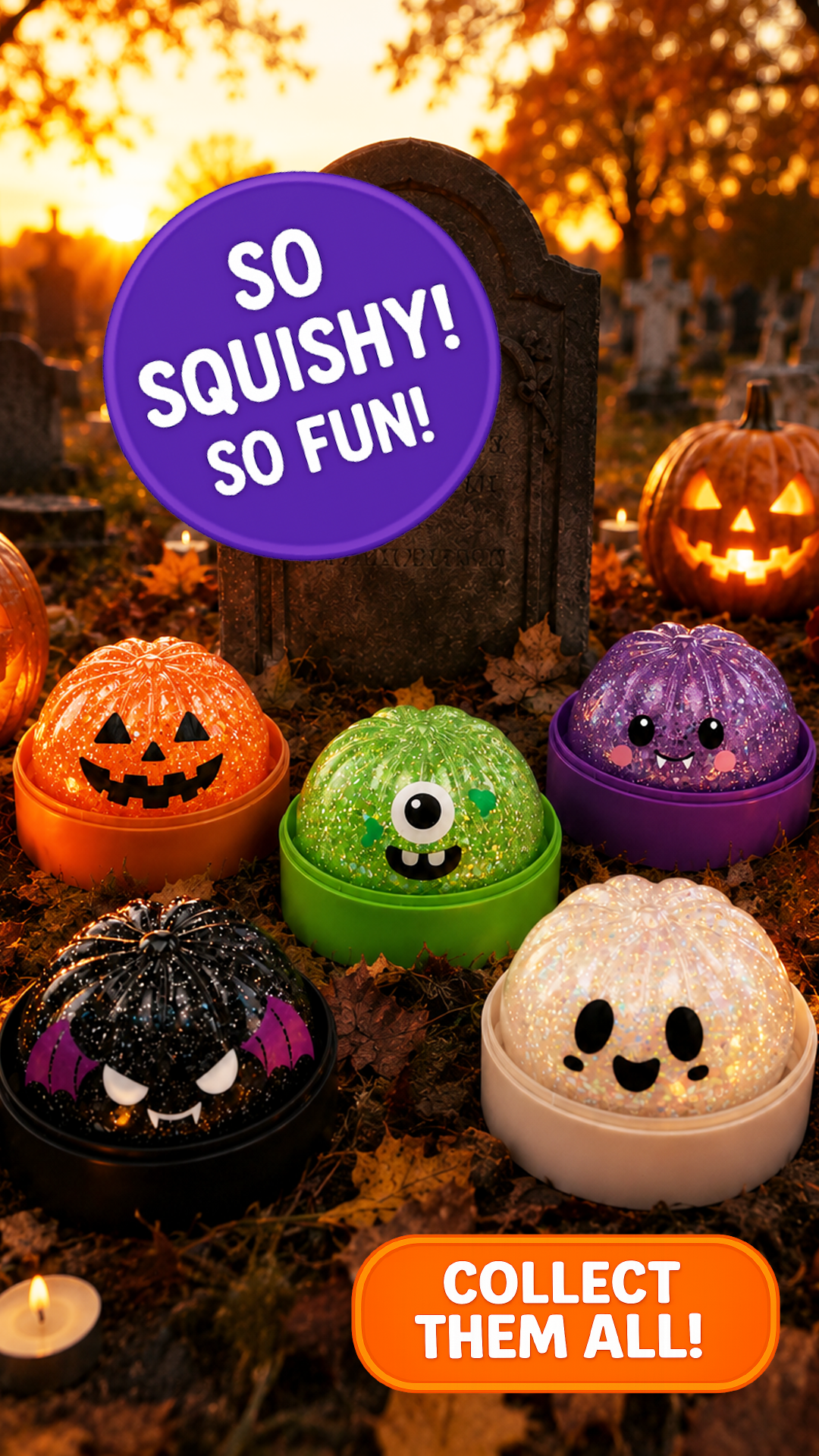 Spooky Mystery Dumpling Squishy Toy