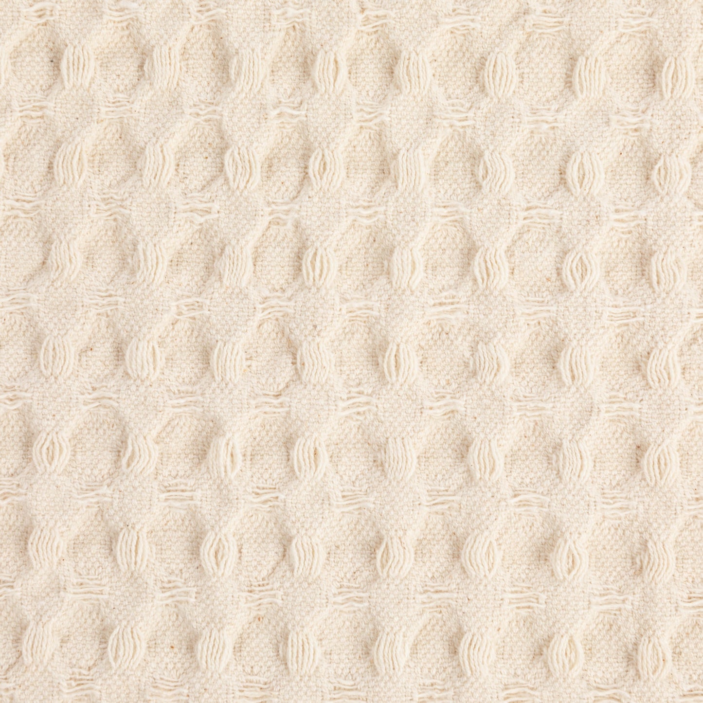 Cotton Waffle Weave Tea Towel | Natural Ivory