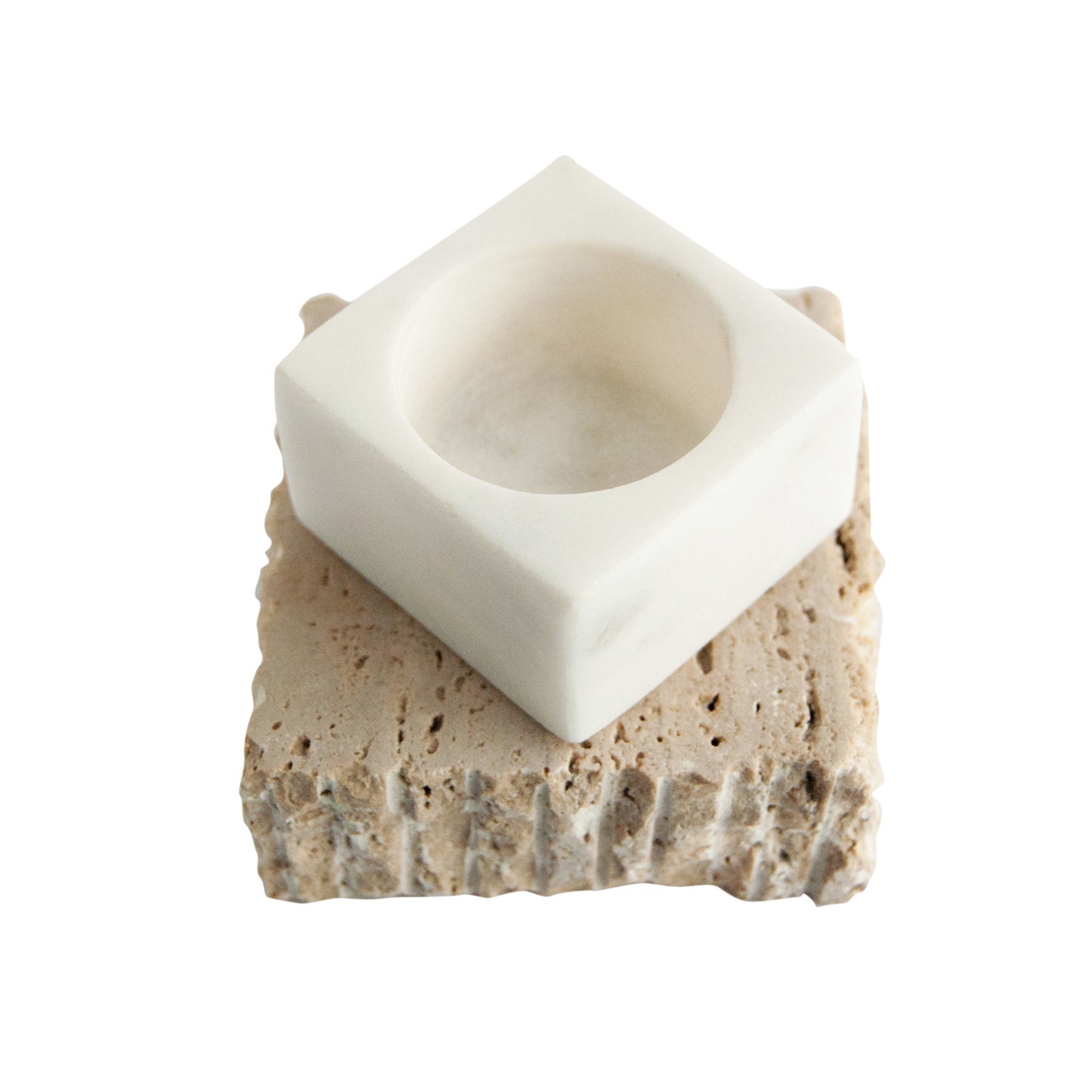 Marble & Travertine Tealight Holder