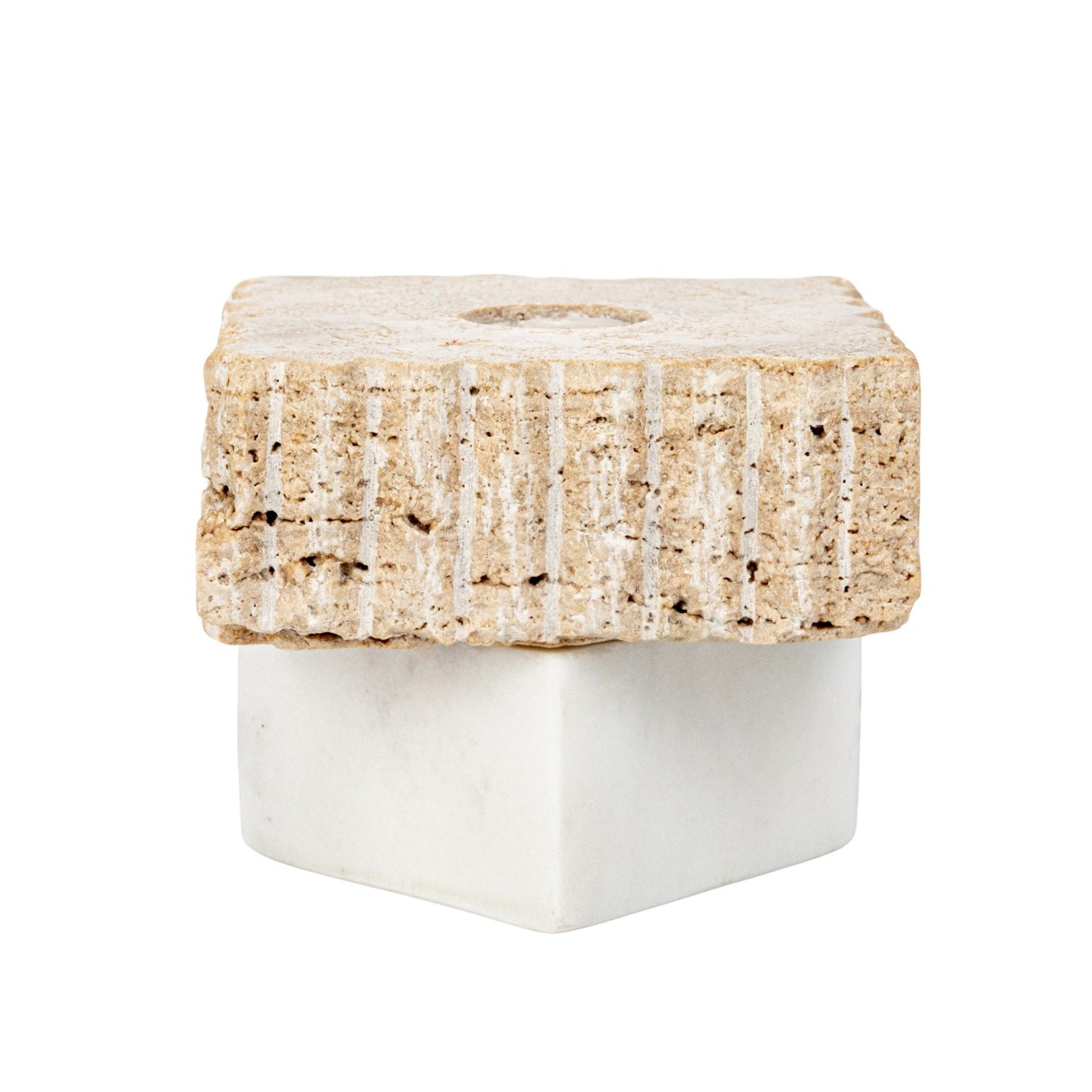 Marble & Travertine Tealight Holder