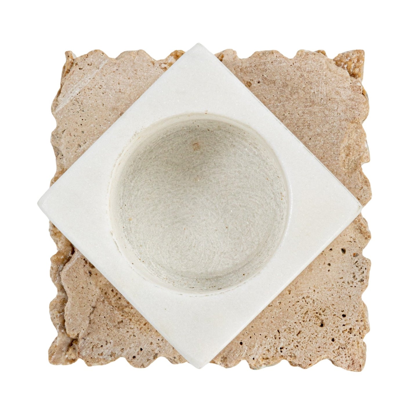 Marble & Travertine Tealight Holder