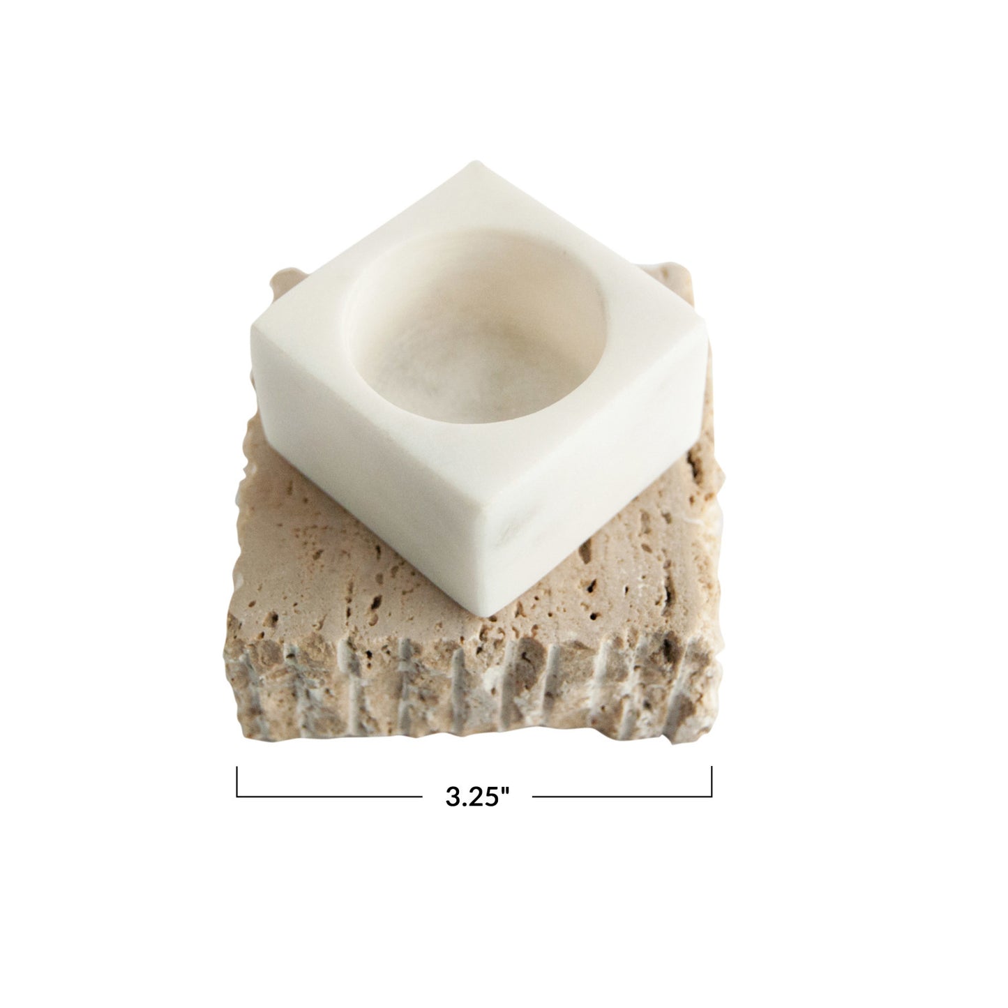 Marble & Travertine Tealight Holder