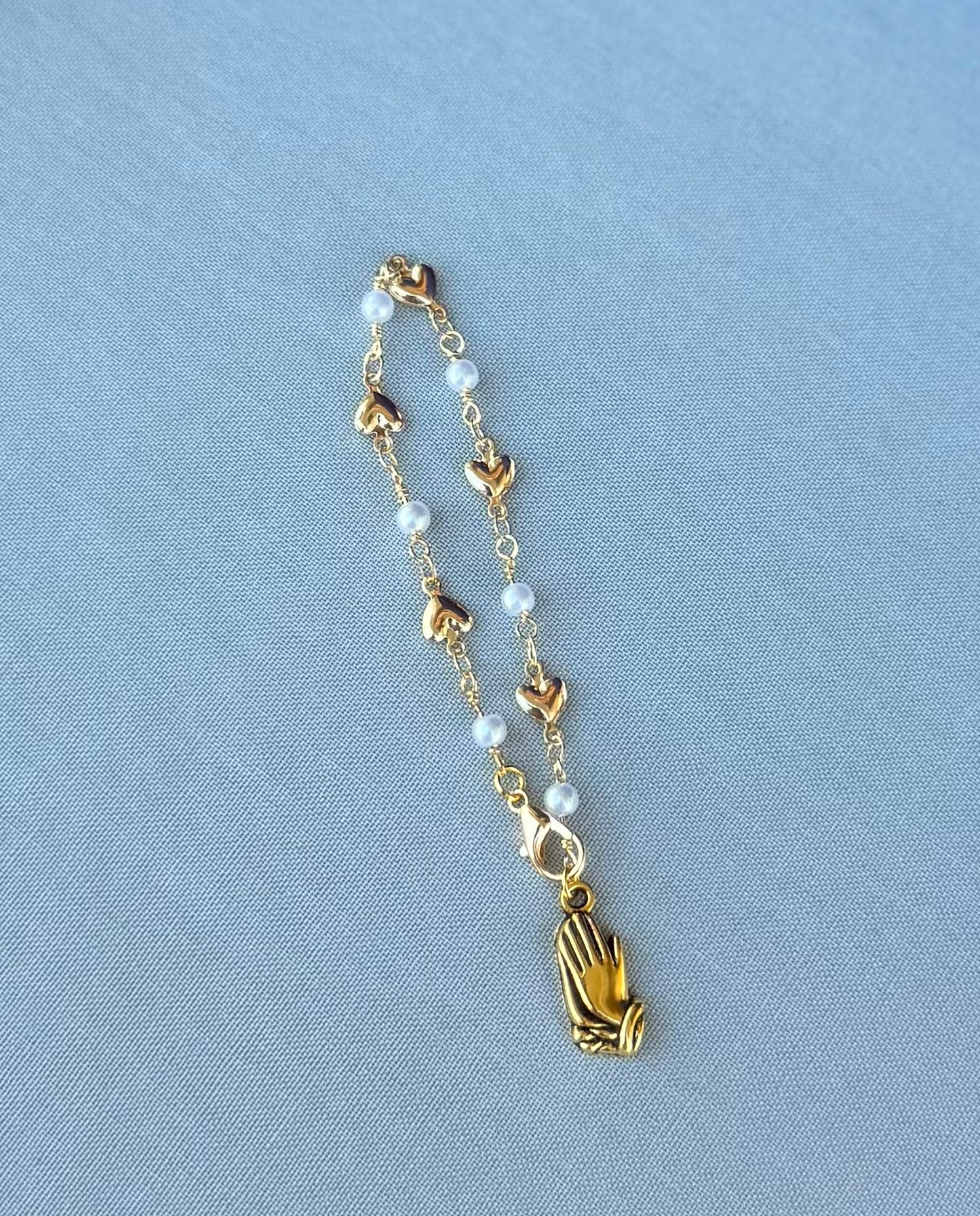 Steering Wheel Rosary Charm