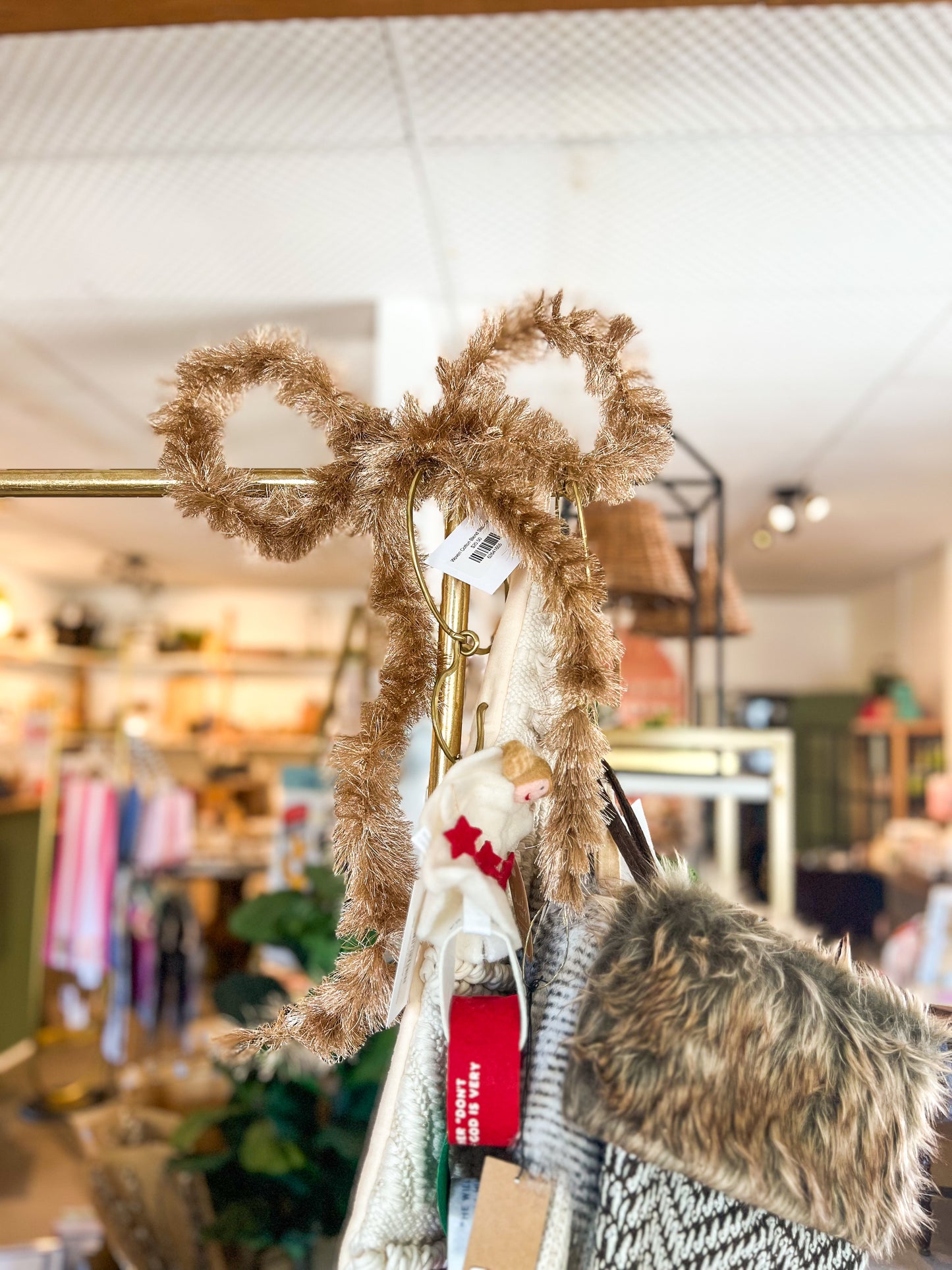 72" Tinsel Garland | Rose Gold