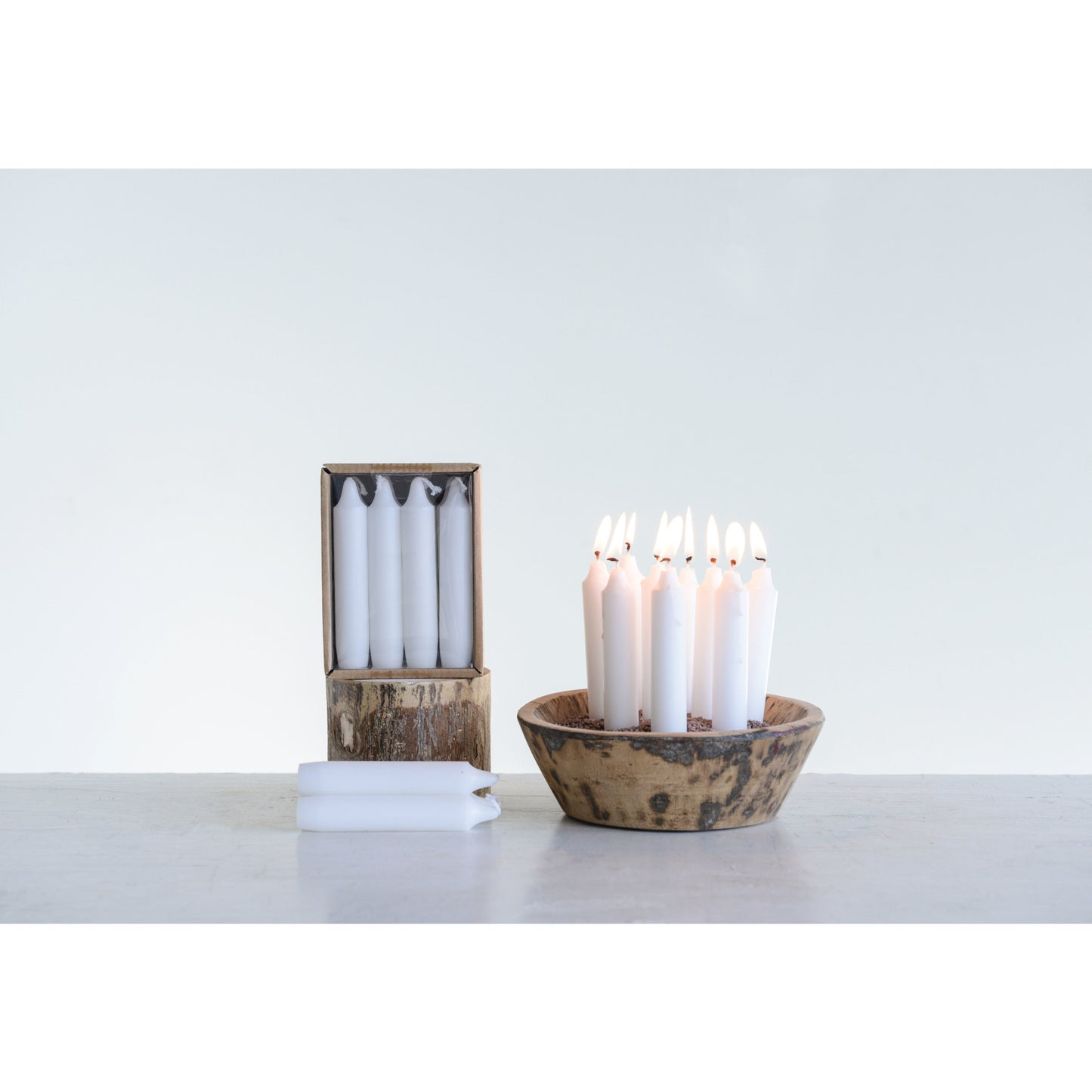 5" Unscented Taper Candles | Set of 12