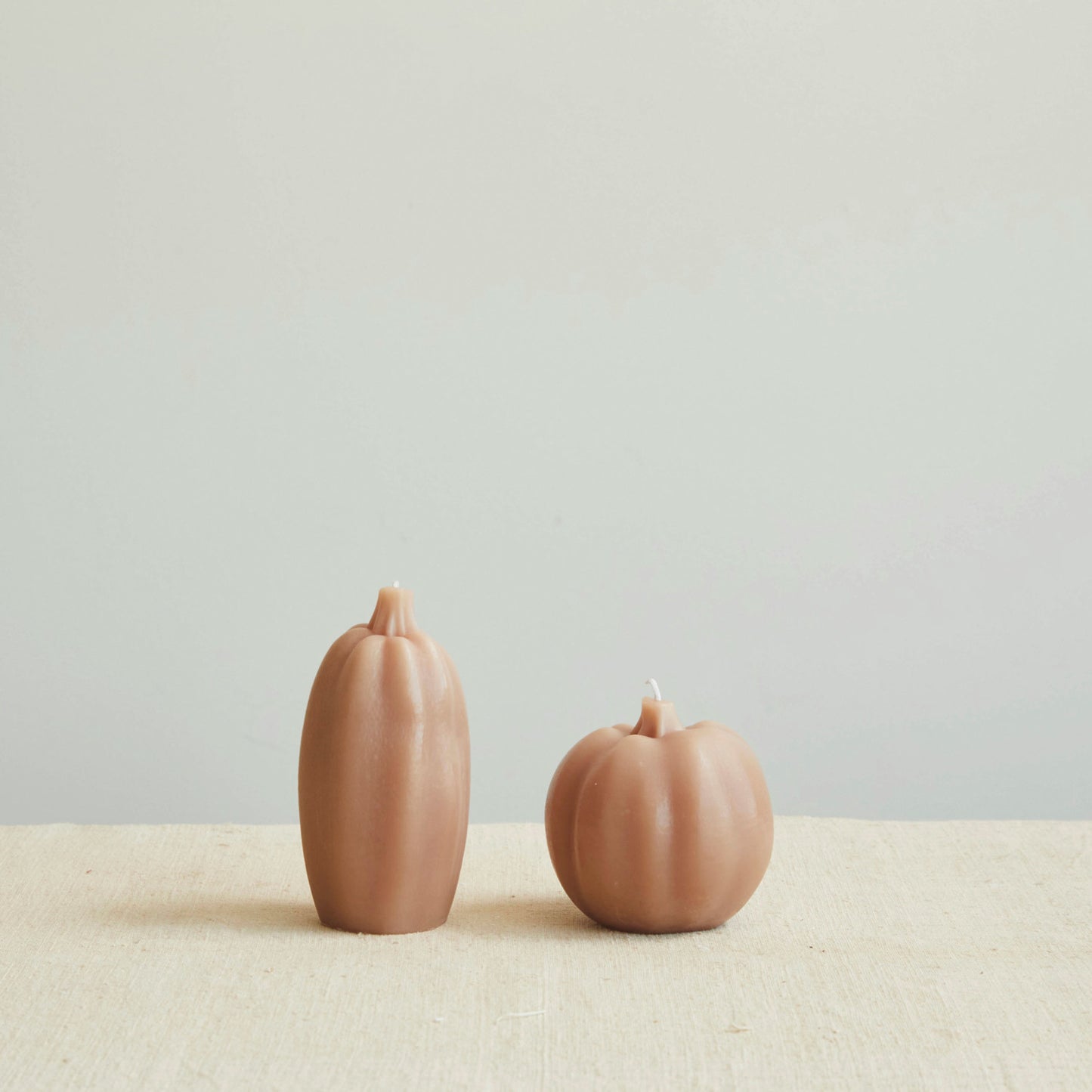 Unscented Pumpkin Shaped Candle