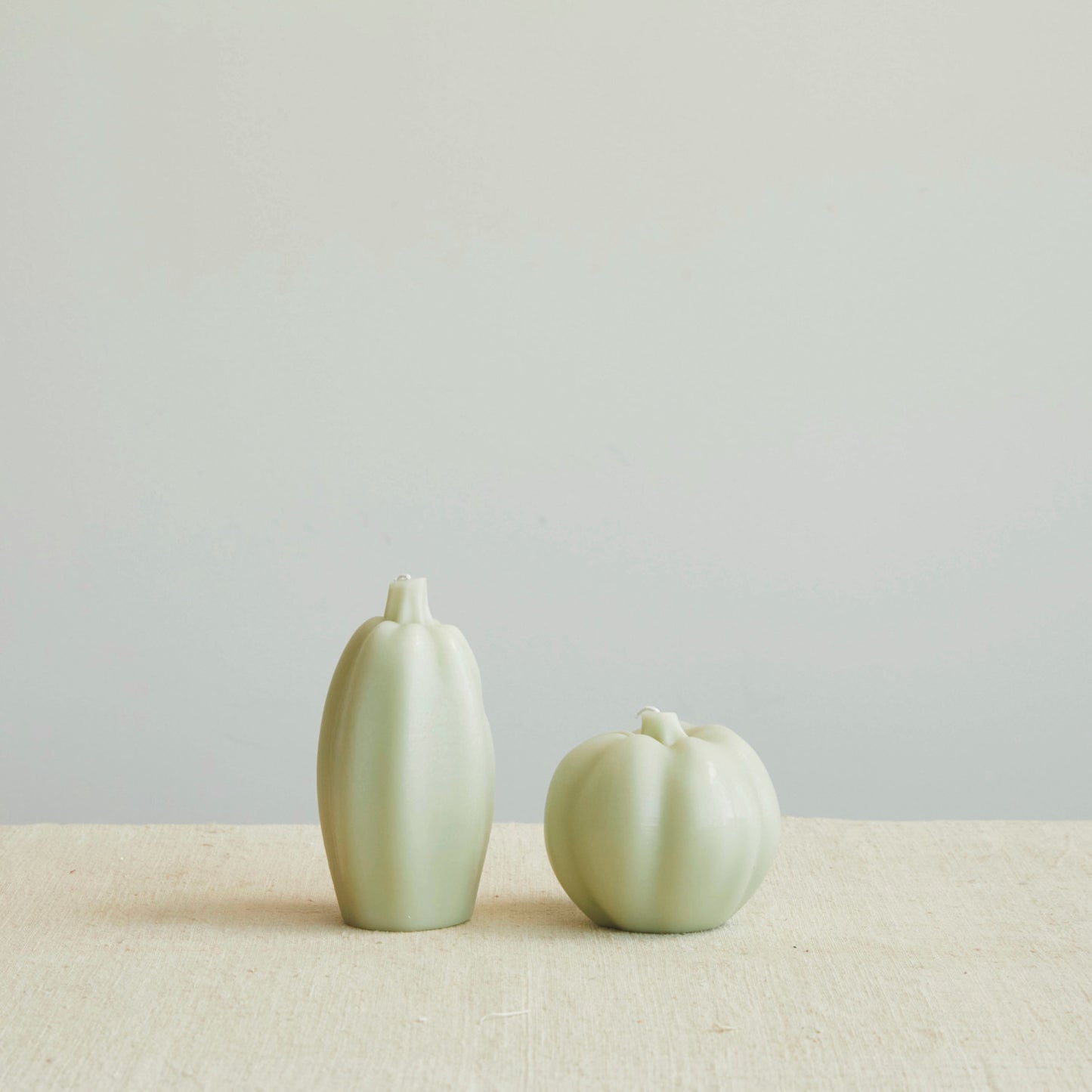 Unscented Pumpkin Shaped Candle