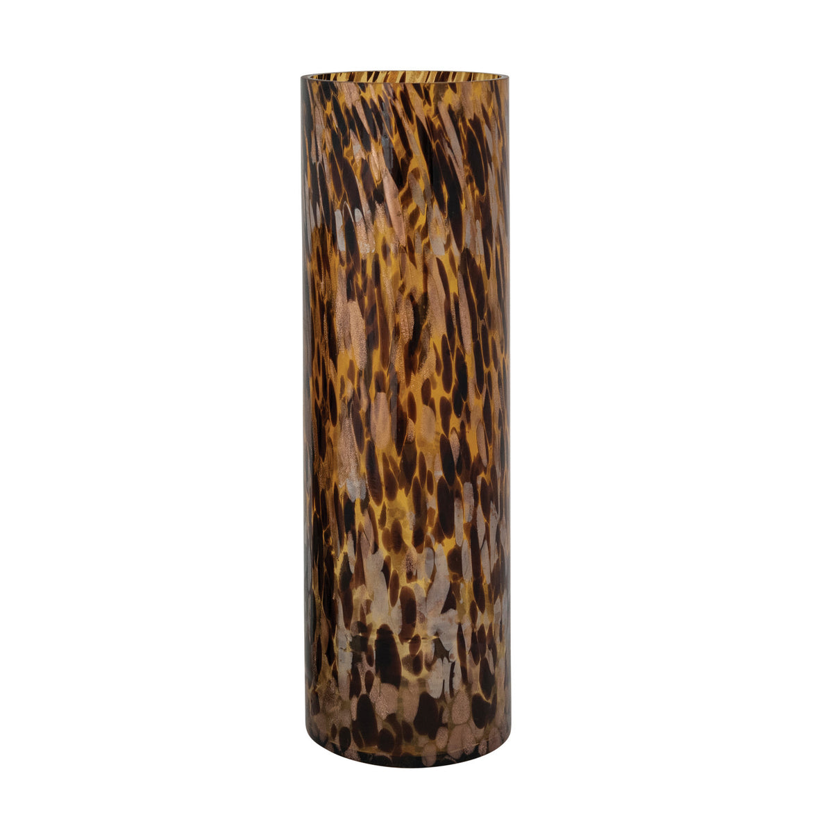 Tortoise Glass Hurricane Vase