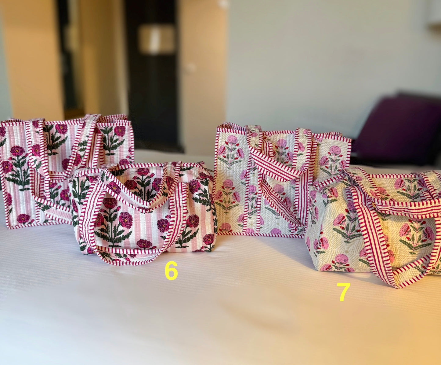 Quilted Cosmetic Duffle