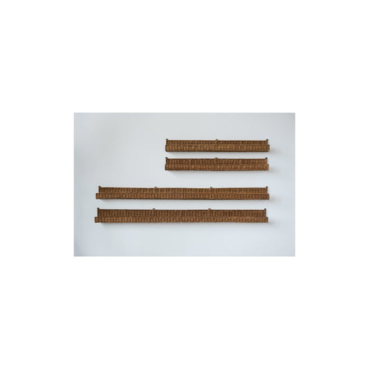 Hand-Woven Rattan Wall Ledge | 36"