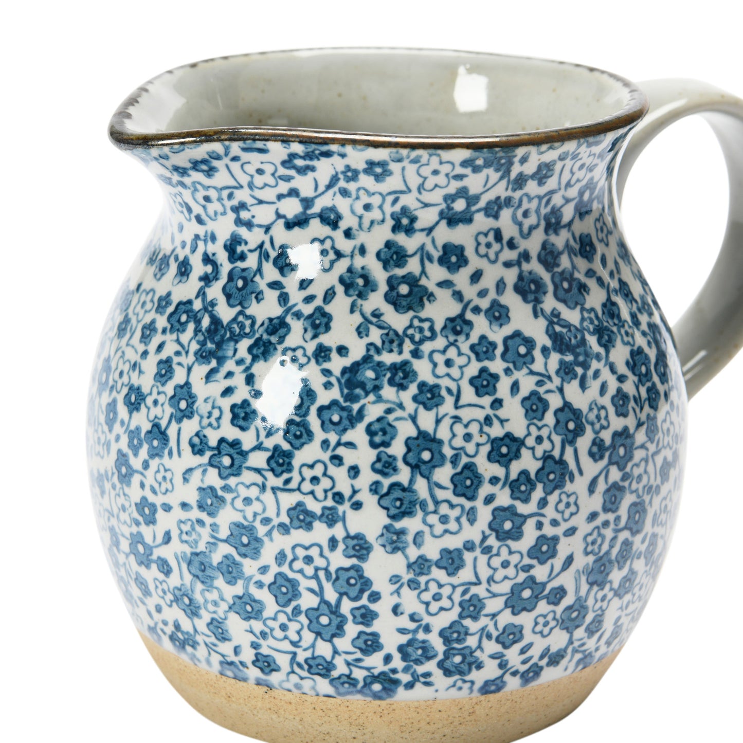 Stoneware Pitcher | Hand-Painted