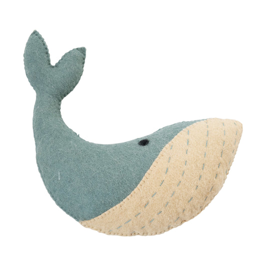 Wool Whale Tooth Fairy Pillow