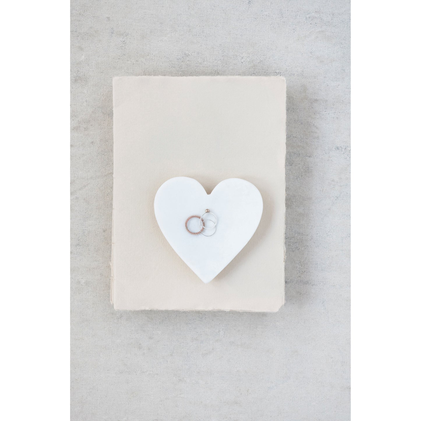 Marble Heart-Shaped Dish