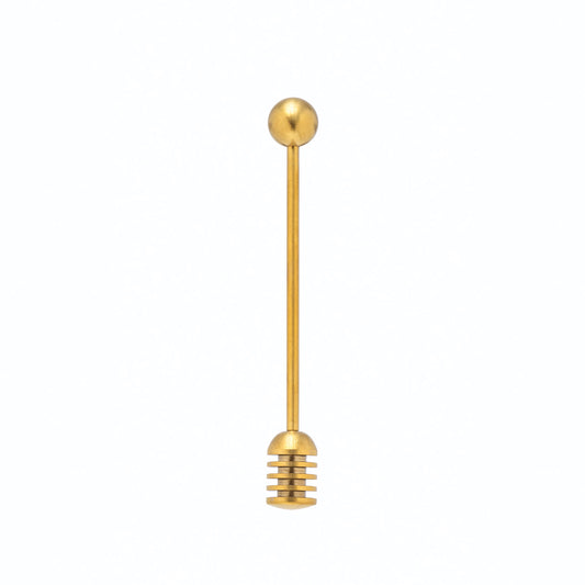 Stainless Steel Honey Dipper | Gold