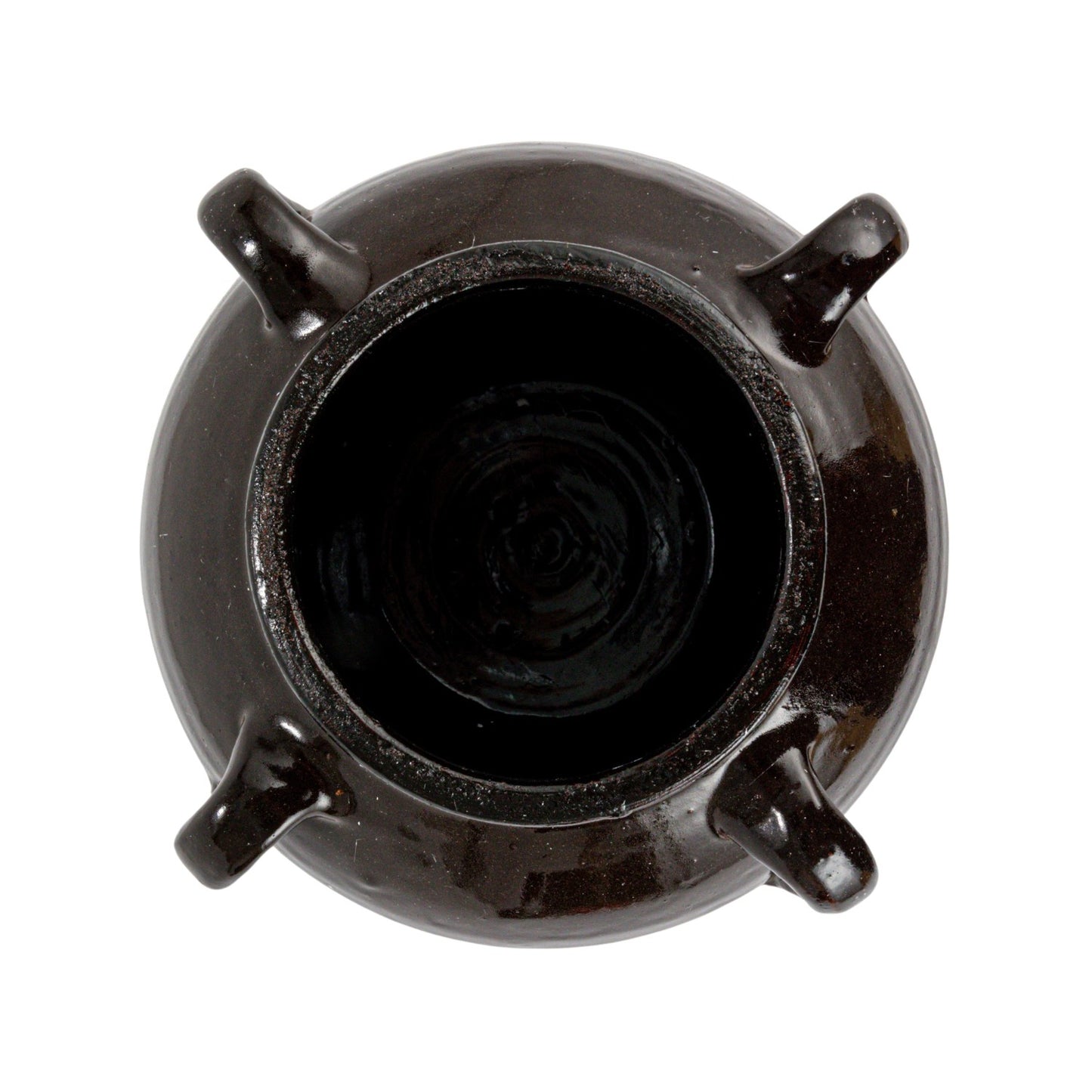 Decorative Clay Jar | Deep Brown