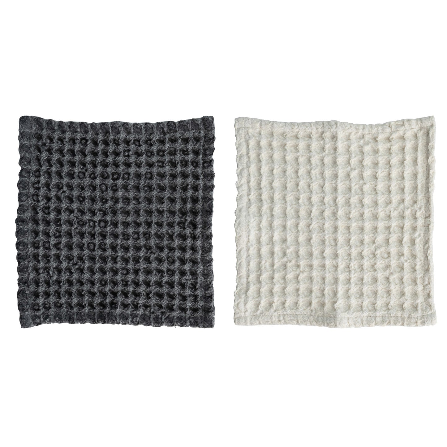 Cotton Waffle Weave Dish Cloths | Set of 2