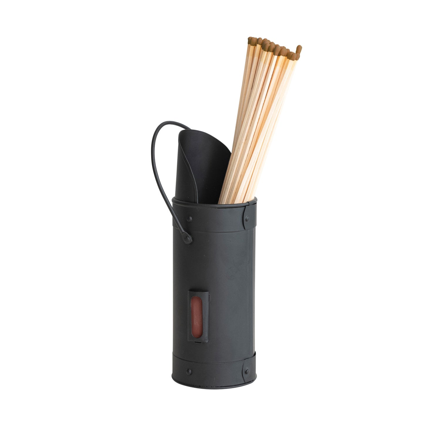 Metal Matchstick Holder w/ Matches