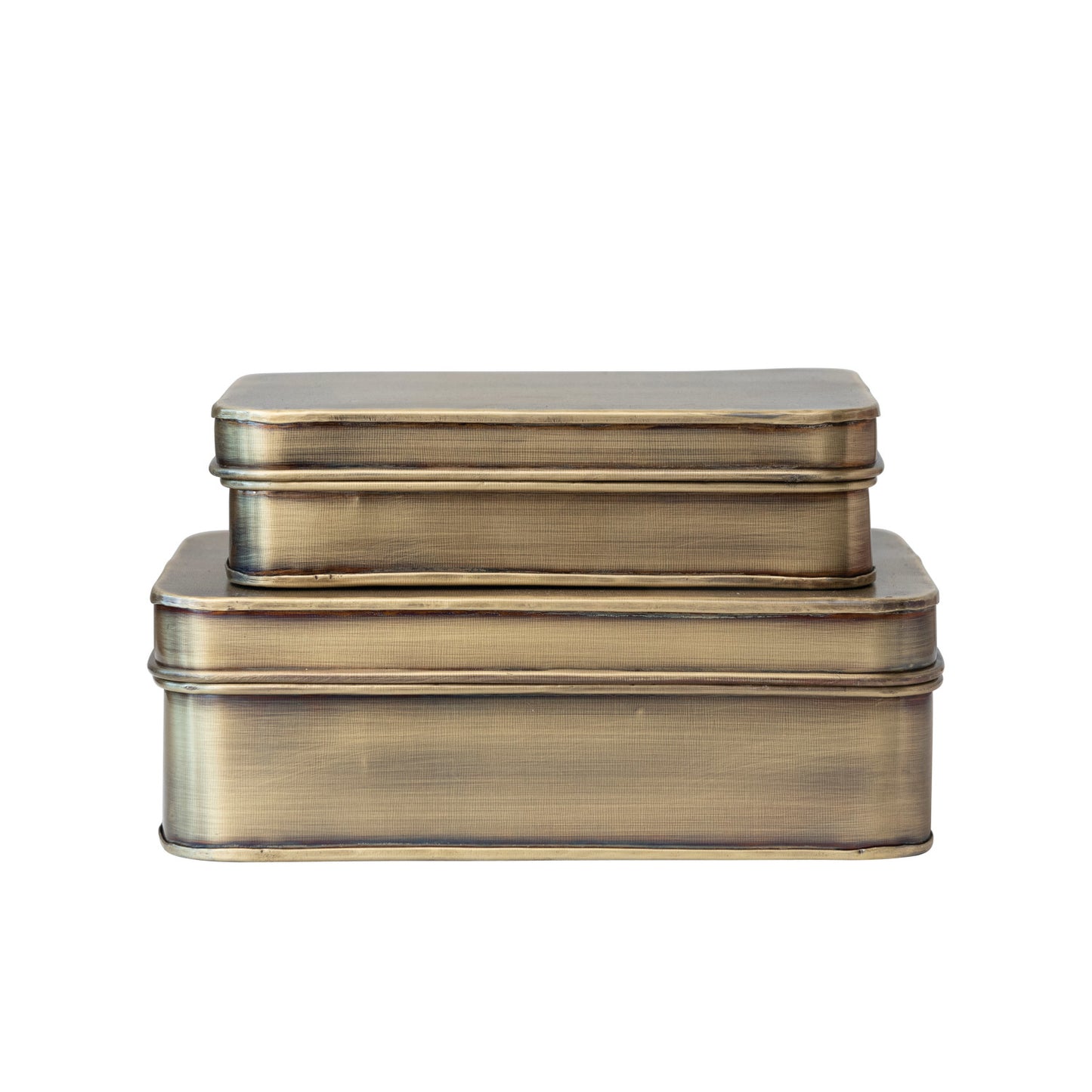 Antique Brass Metal Box