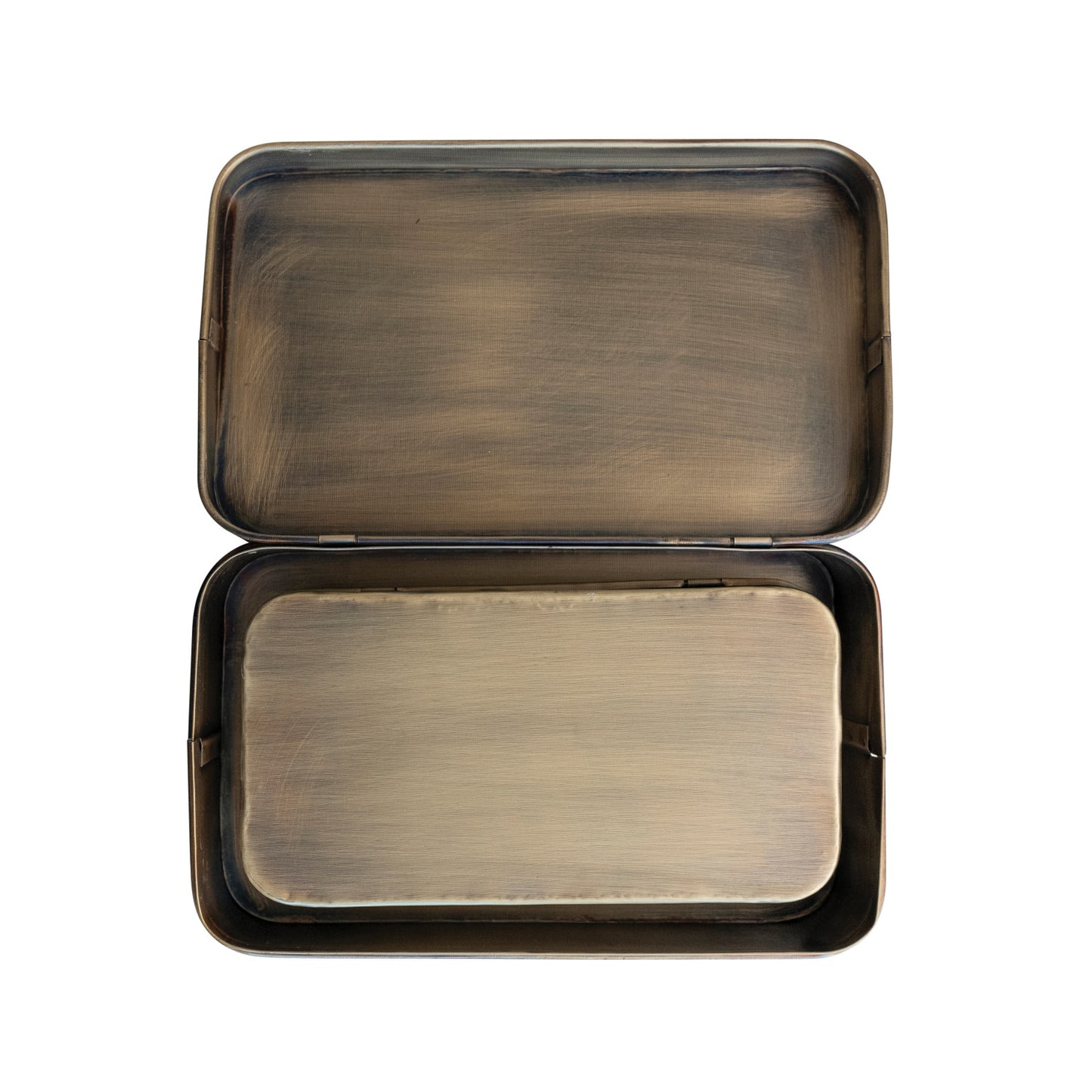 Antique Brass Metal Box