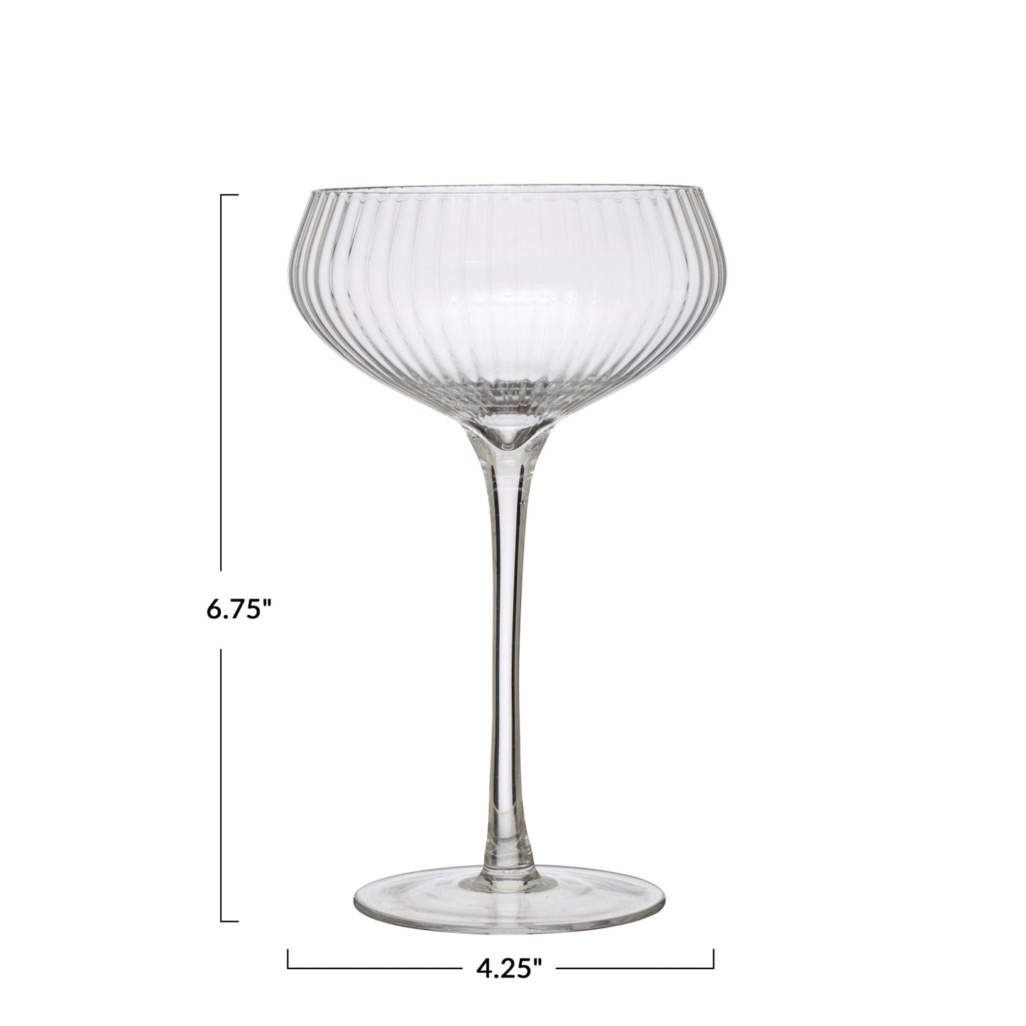 Stemmed Champagne Coup Glass | 8oz