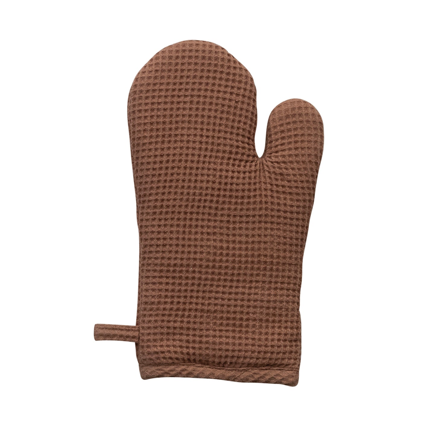 Woven Linen & Cotton Waffle Mitt