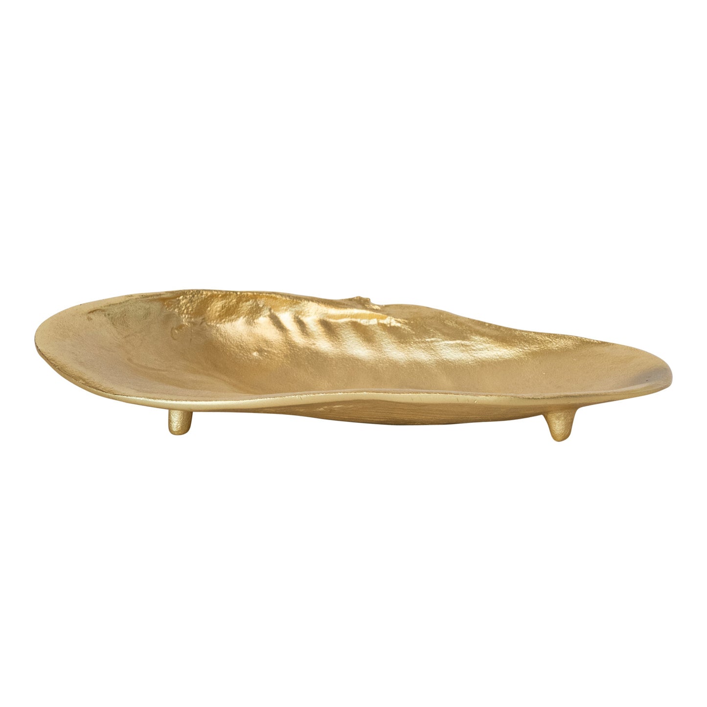 Decorative Oyster Shell Tray | Gold