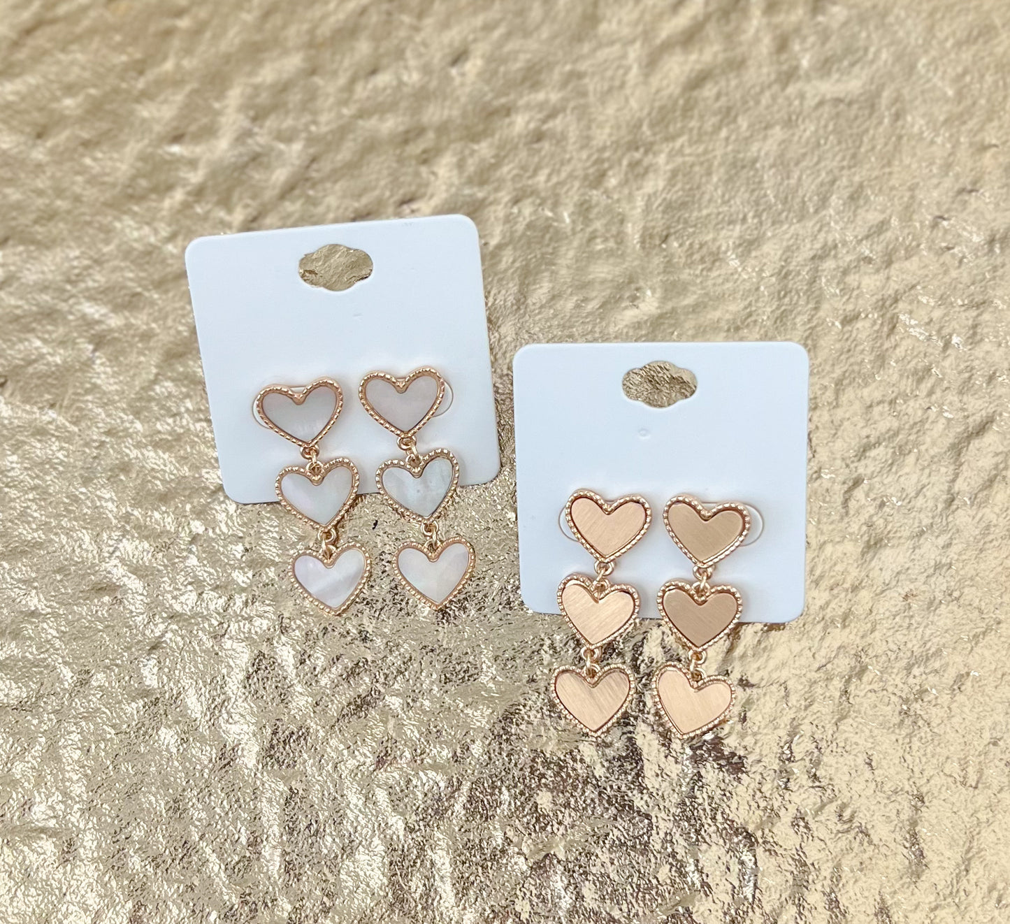 Metal Heart Earrings