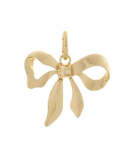 Large Bow Charm | Gold