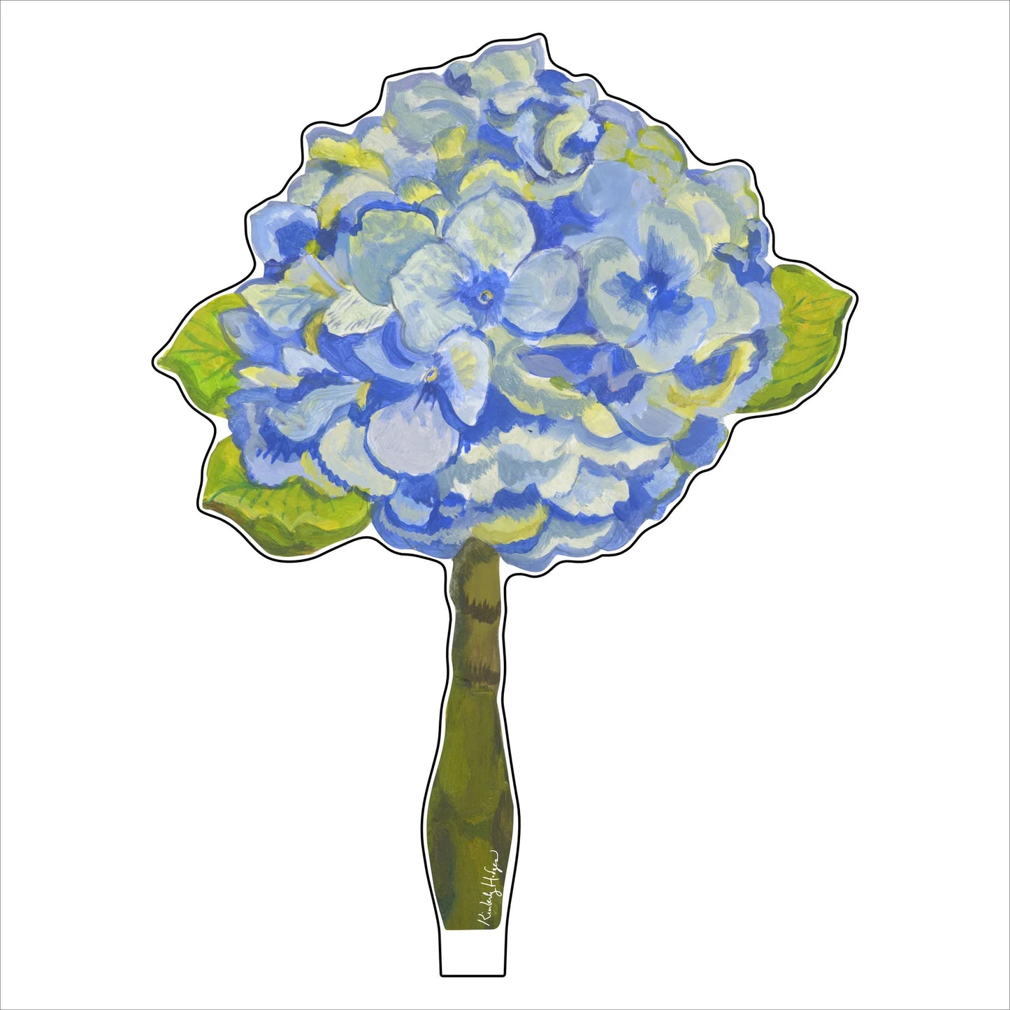 Hydrangea Light Acrylic Floral