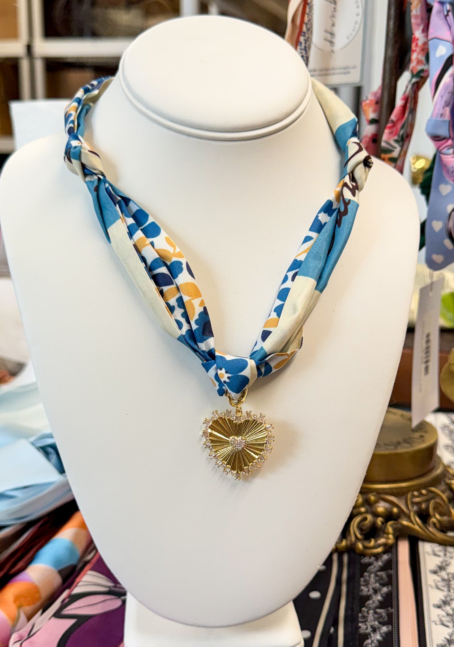 Scarf Charm Necklace