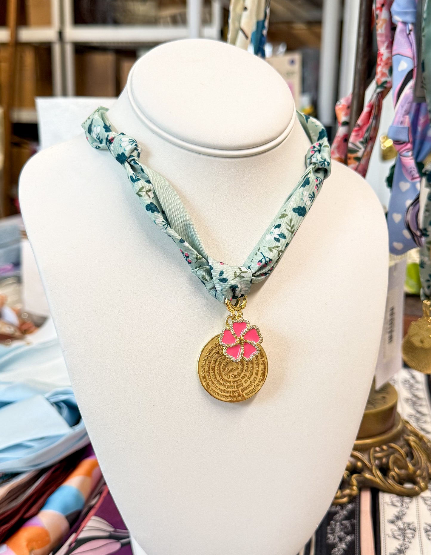 Scarf Charm Necklace