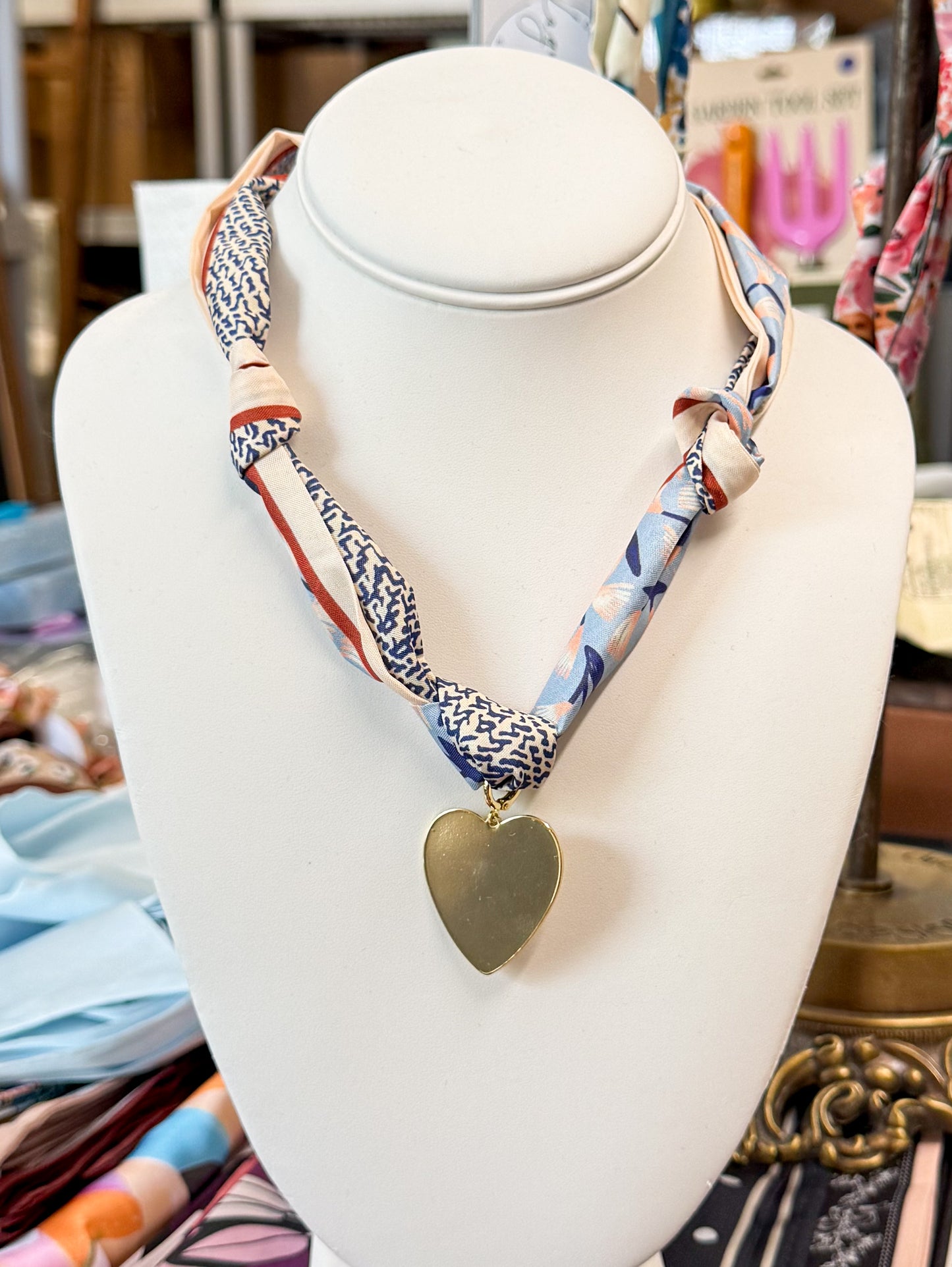 Scarf Charm Necklace