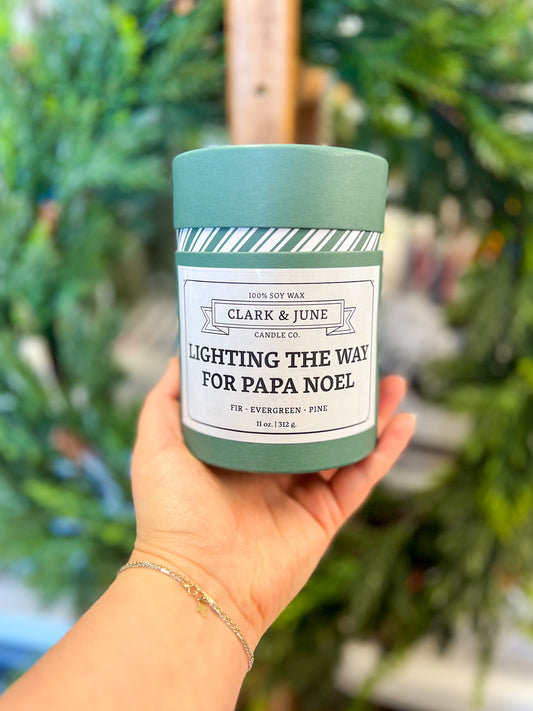 11oz Lighting the Way Christmas Soy Candle | Louisiana